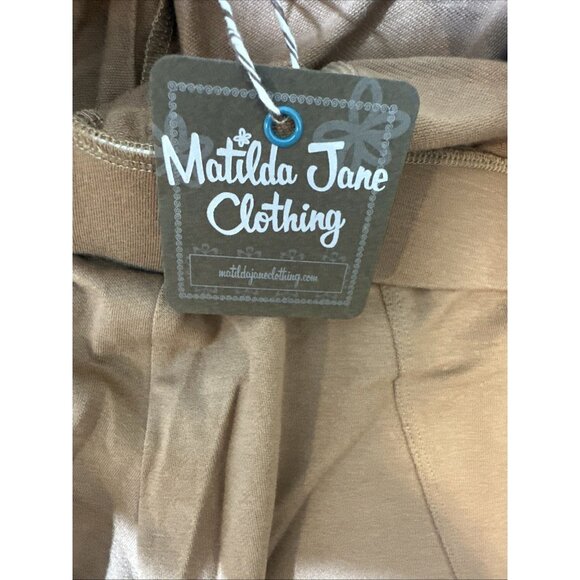 Matilda Jane Women’s Capri Pants Large Brown Wide Leg - Picture 7 of 9